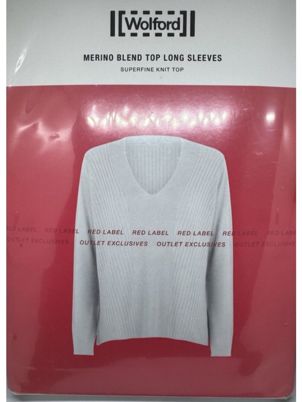 Wolford Merino Blend Top Long Sleeves Size: Extra Small Color: Black 53185